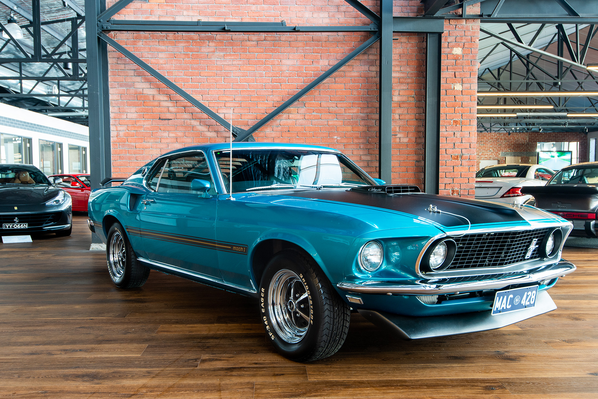 1969 Ford Mustang Mach 1 428 Cobra Jet - Richmonds - Classic and Prestige Cars - Storage and
