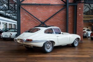 1967 Jaguar e type coupe white