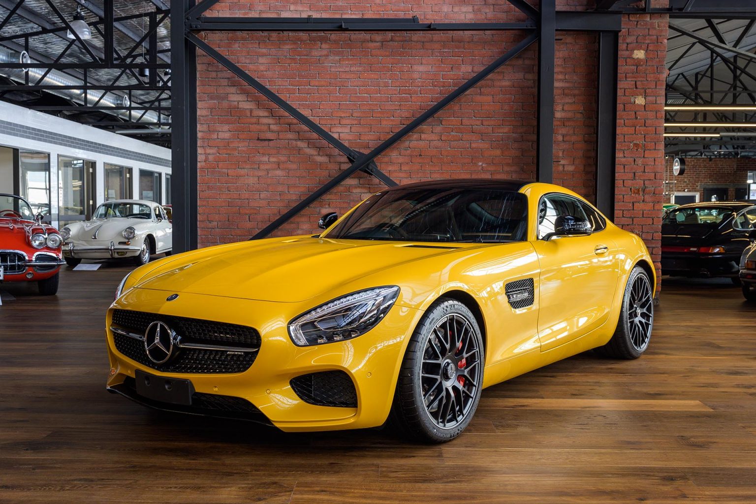 Mercedes AMG GTs Yellow (4) Richmonds Classic and Prestige Cars
