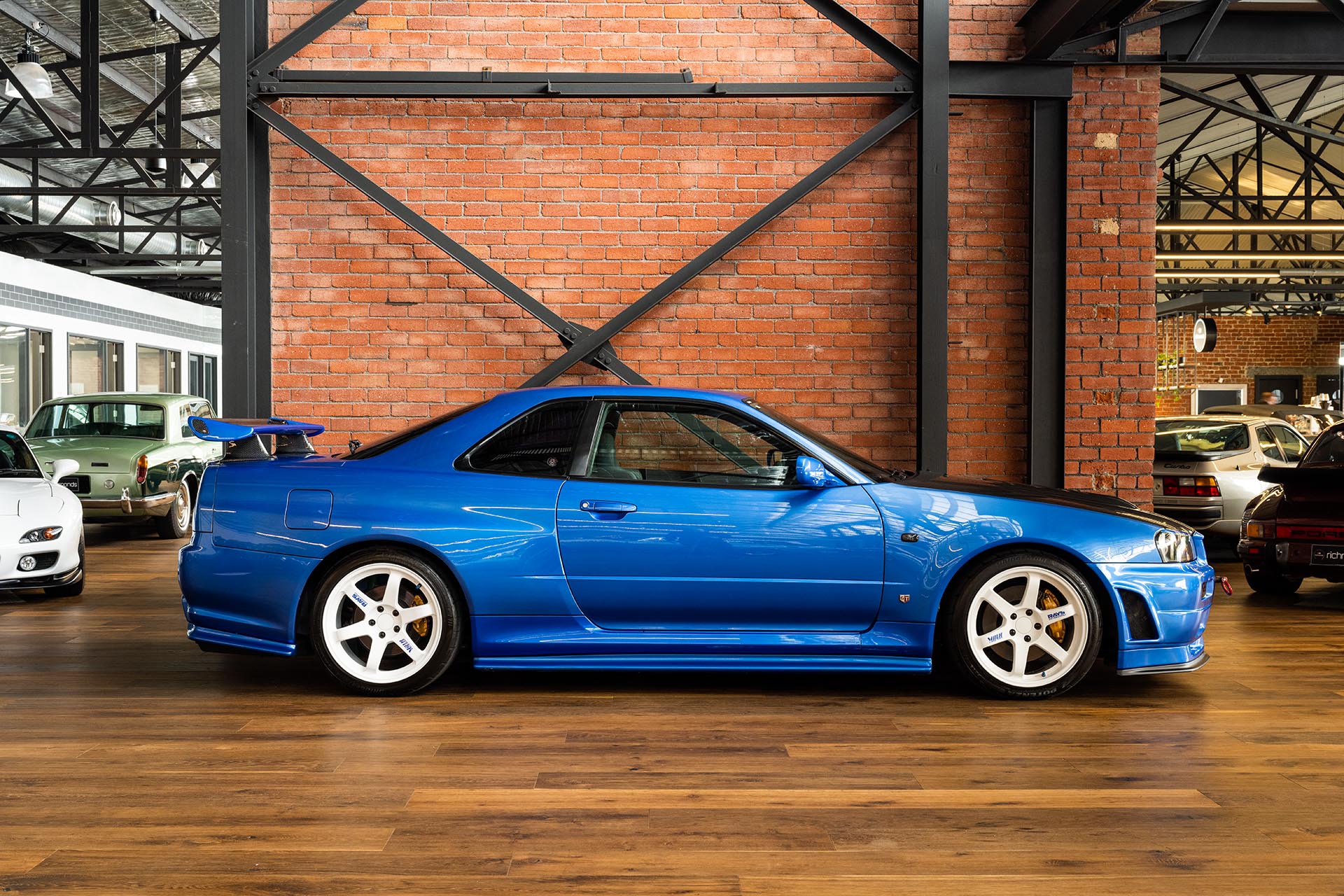 Nissan R34 GTR Blue (25) - Richmonds - Classic and Prestige Cars
