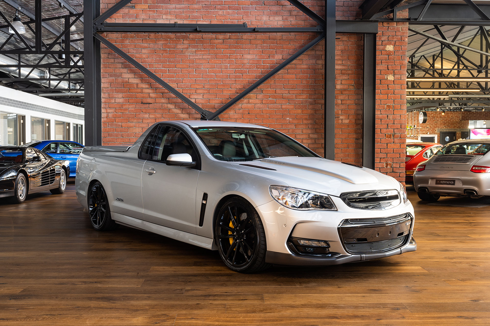Holden SS Ute Silver W407 (2) Richmonds Classic and Prestige Cars Storage and Sales